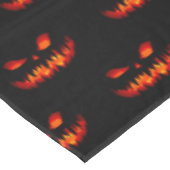 ハロウィンカボチャ不気味怖いホラーオレンジ テーブルクロス (アングル)