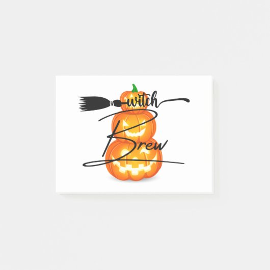 ハロウィンカボチャ彫りパーティー ポストイット (正面)