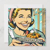 ハロウィンカボチャ彫りパーティー 招待状 (正面)