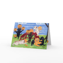 ハロウィンカボチャ彫りラブラドール