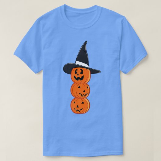 ハロウィンカボチャ怖いカボチャハロウィーンのカボチャのちょうちんミー Tシャツ (デザイン正面)