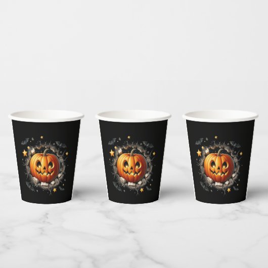 ハロウィンカボチャ杯 紙コップ (複数)