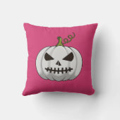 ハロウィンカボチャ枕、かわいい&不気味秋デコール クッション (裏面)