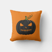 ハロウィンカボチャ枕、かわいい&不気味秋デコール クッション (正面)