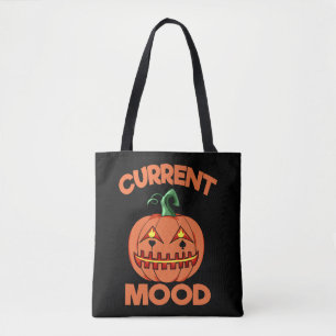 ハロウィンカボチャ現在のムード幸せ トートバッグ