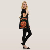 ハロウィンカボチャ現在のムード幸せ トートバッグ (モデル)