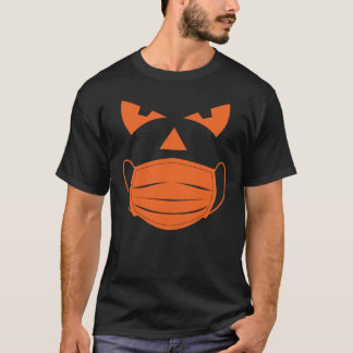 ハロウィンカボチャ着用顔マスク3417png3417 tシャツ