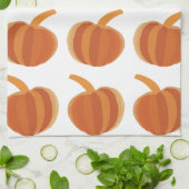 ハロウィンカボチャ秋秋ハロウィーン キッチンタオル (折り畳み)