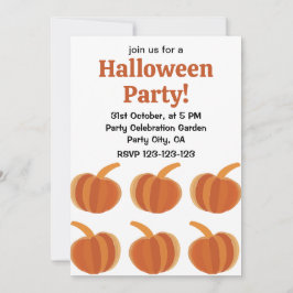 ハロウィンカボチャ秋秋ハロウィーン 招待状