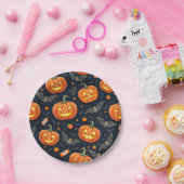 ハロウィンカボチャ紙プレート ペーパープレート (パーティー)