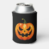 ハロウィンカボチャ顔ホラー 缶クーラー (缶裏面)