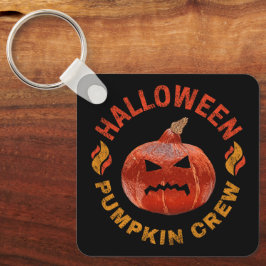 ハロウィンカボチャ顔レトロ衣装サンクスギビング キーホルダー