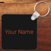 ハロウィンカボチャ顔レトロ衣装サンクスギビング キーホルダー (裏面)