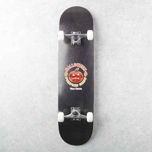 ハロウィンカボチャ顔レトロ衣装サンクスギビング シール (スケートボード)