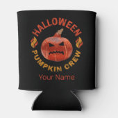 ハロウィンカボチャ顔レトロ衣装サンクスギビング 缶クーラー (裏面)