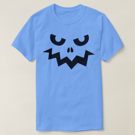 ハロウィンカボチャ顔1 Tシャツ (デザイン正面)