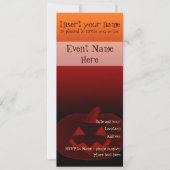 ハロウィンカボチャ002 招待状 (正面)