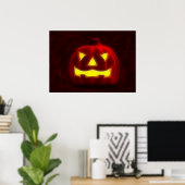 ハロウィンカボチャ1 ポスター (ホームオフィス)