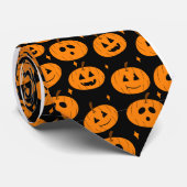 ハロウィンカボチャ2024ネクタイのスーツのアクセサリー ネクタイ (ロール)