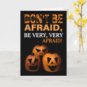 ハロウィンカボチャ カード (黄色い花)