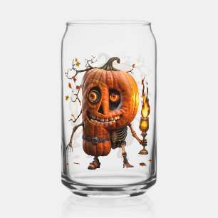 ハロウィンカボチャ ガラス缶