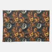 ハロウィンカボチャ キッチンタオル (横)