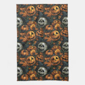 ハロウィンカボチャ キッチンタオル (縦)