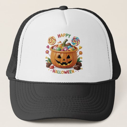 ハロウィンカボチャ キャップ (正面)