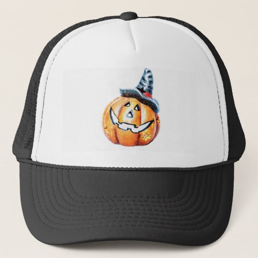 ハロウィンカボチャ キャップ (正面)