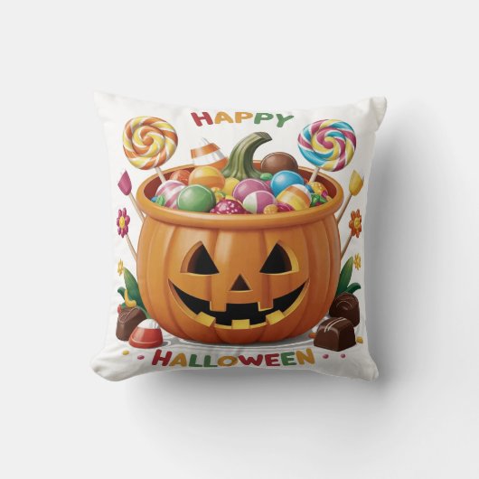 ハロウィンカボチャ クッション (正面)