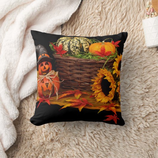 ハロウィンカボチャ クッション (ブランケット)