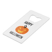 ハロウィンカボチャ クレジットカード栓抜き (正面アングル)