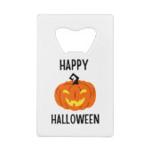 ハロウィンカボチャ クレジットカード栓抜き (裏面)