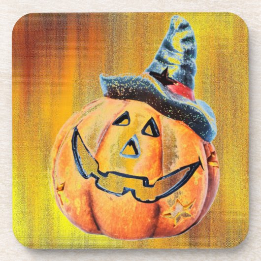 ハロウィンカボチャ コースター (正面)