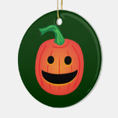 ハロウィンカボチャ セラミックオーナメント (左)