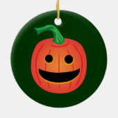 ハロウィンカボチャ セラミックオーナメント (裏面)