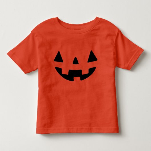 ハロウィンカボチャ トドラーTシャツ (正面)