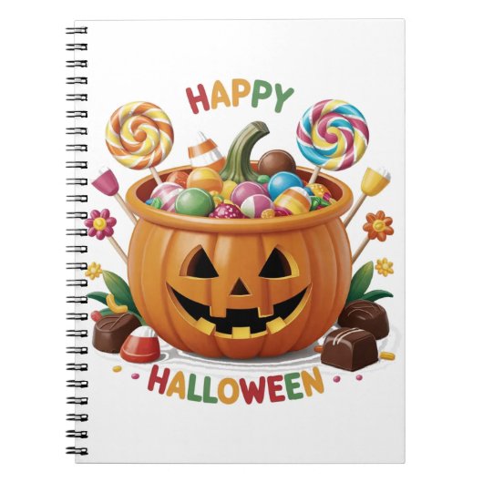 ハロウィンカボチャ ノートブック (正面)