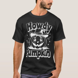 ハロウィンカボチャ:ハウディカボチャおもしろい Tシャツ