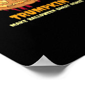 ハロウィンカボチャ、ハロウィーン – トランプキン ポスター (角)