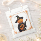 ハロウィンカボチャ フェイバーバッグ (クリップ留めされた状態)