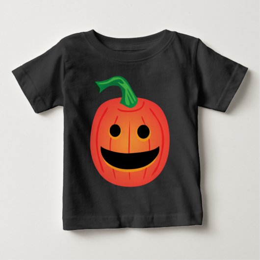 ハロウィンカボチャ ベビーTシャツ (正面)