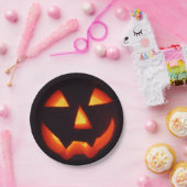 ハロウィンカボチャ ペーパープレート (パーティー)