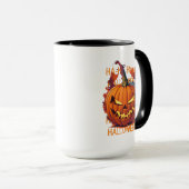 ハロウィンカボチャ マグカップ (正面右)