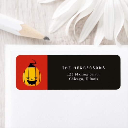 ハロウィンカボチャ ラベル (インサイチュ)