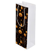 ハロウィンカボチャ ワインギフトバッグ (正面アングル)