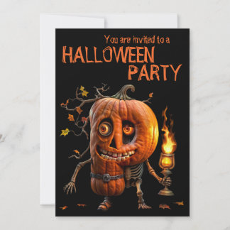 ハロウィンカボチャ 招待状