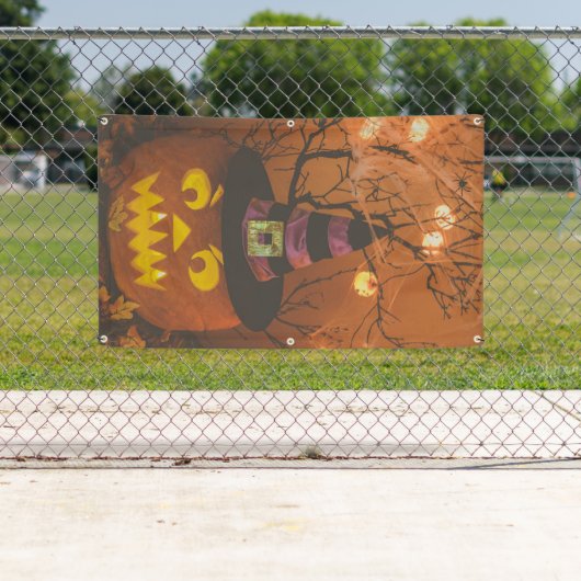 ハロウィンカボチャ 横断幕 (インサイチュ)