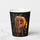 ハロウィンカボチャ 紙コップ (裏面)