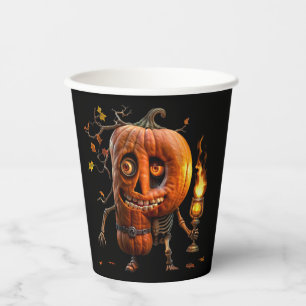 ハロウィンカボチャ 紙コップ